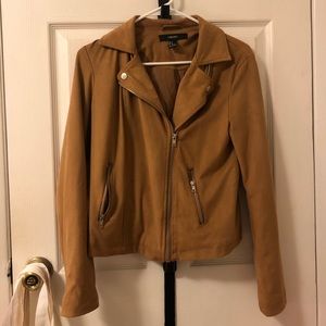 Forever 21 Faux Suede Moto Jacket
